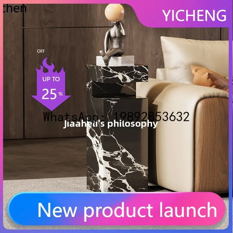 

sofa side shelf high side cabinet light luxury high-end living room sofa small corner few