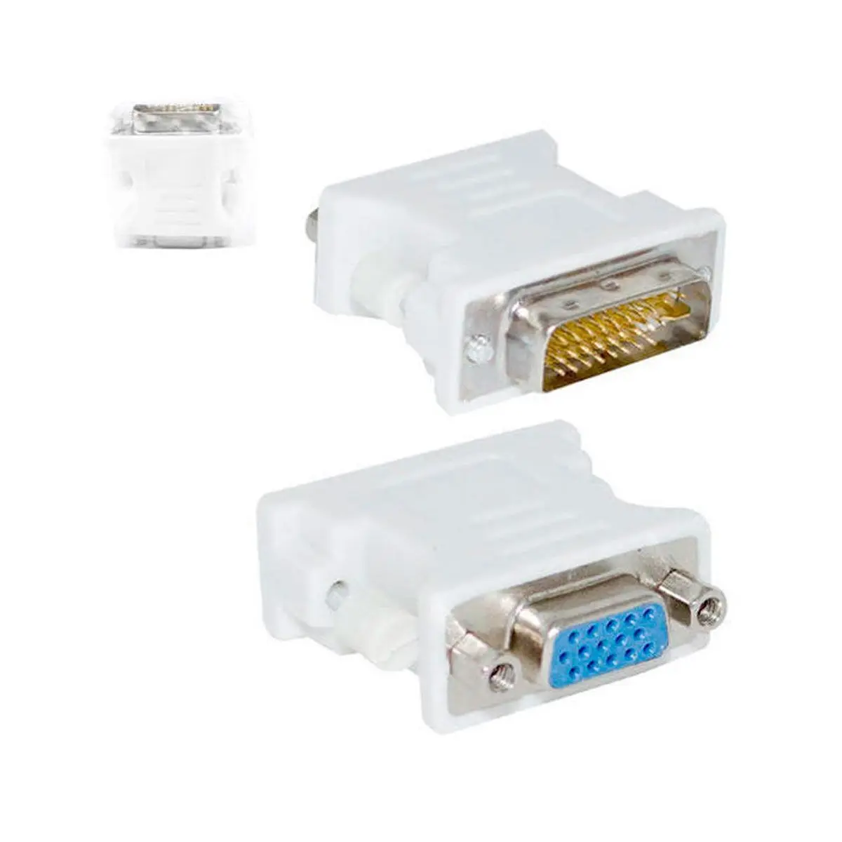 Dvi Male Amendment Converter For Vga Femea 24 + 5