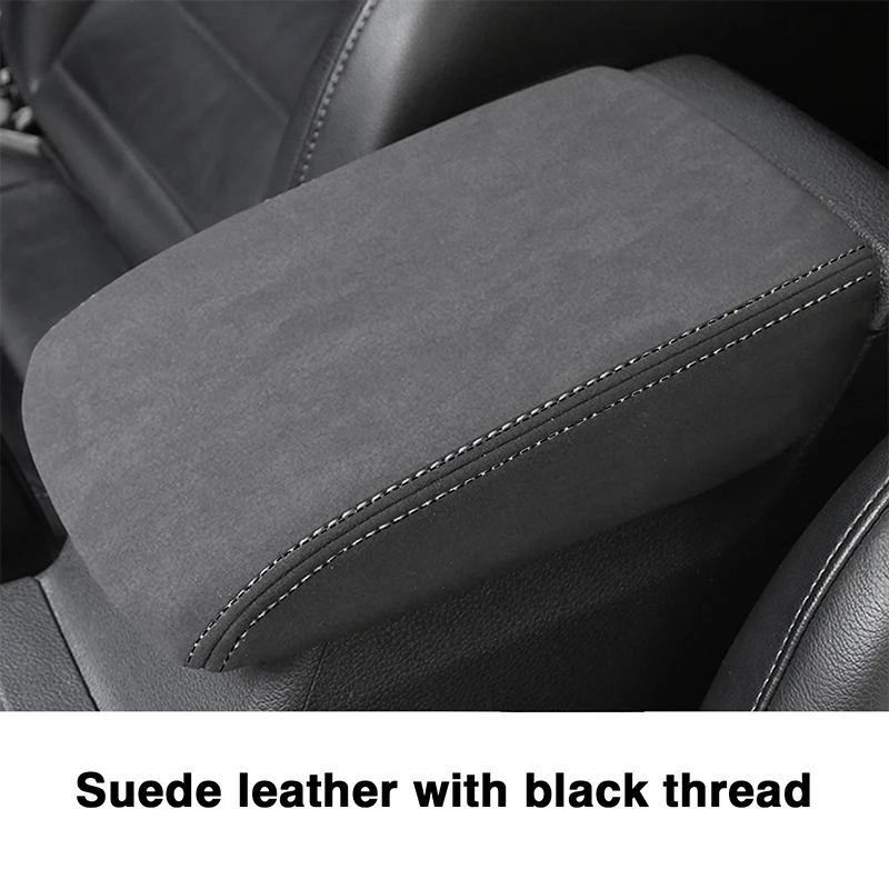 Für VW Volkswagen Golf 7 MK7 2012-2019 Wildleder Leder Auto Armlehne Box Schutz Abdeckung Zentrale Steuerung Innen Zubehör – Detail 2