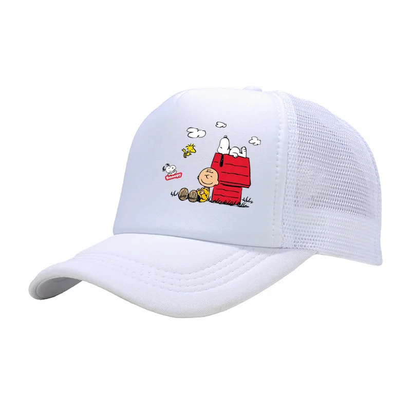 Gorras de béisbol con estampado de Snoopies para niños, sombreros de dibujos animados de perros, sombrero Kawaii para niños, gorra de béisbol ajustable, regalos de cumpleaños