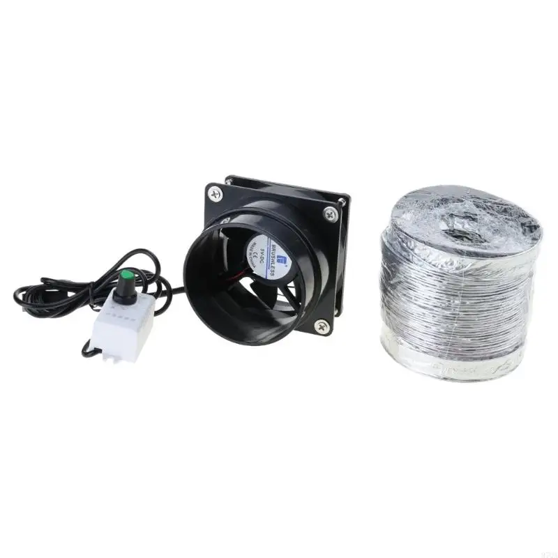 97QA USB Adjustable Speed Solder Smoke Absorber Fume Extractor Fan Pipe Duct Exhuast Fan with Pipe Tube Ventilation Fan