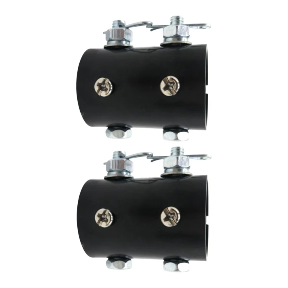 2 Pack For Ceiling Fan Downrod Connector for 1 OD Rods Matte Finish Steel Construction for Indoor Use Durability