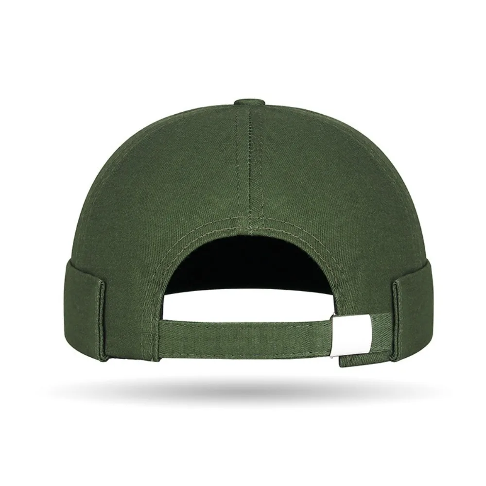 أزياء الرجعية التطريز Brimless قبعة بلون تنفس قبعة بونيه المالك قبعة قابل للتعديل دوكر قبعة الصيف الربيع