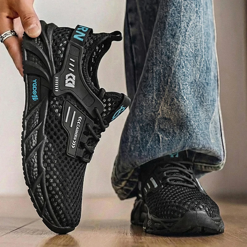 

Universal All-match Lightweight Forrest Gump Shoes For Men Summer Fast Sweat Drying Breathable Upper Shock Absorb Cushion Insole