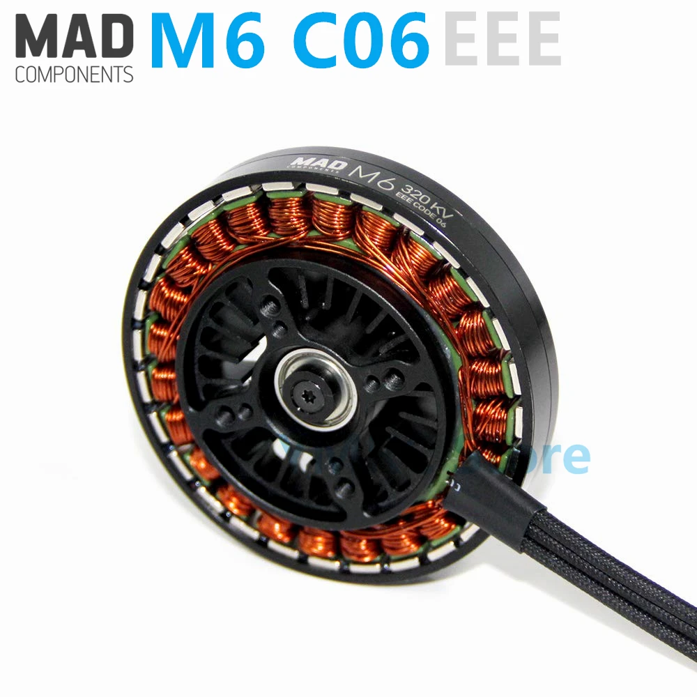 FPV RC 드론용 MAD 반물질 M6C06 EEE 140KV 220KV 320KV 브러시리스 모터, 멀티로터 쿼드콥터 헥스콥터 옥트콥터 항공기