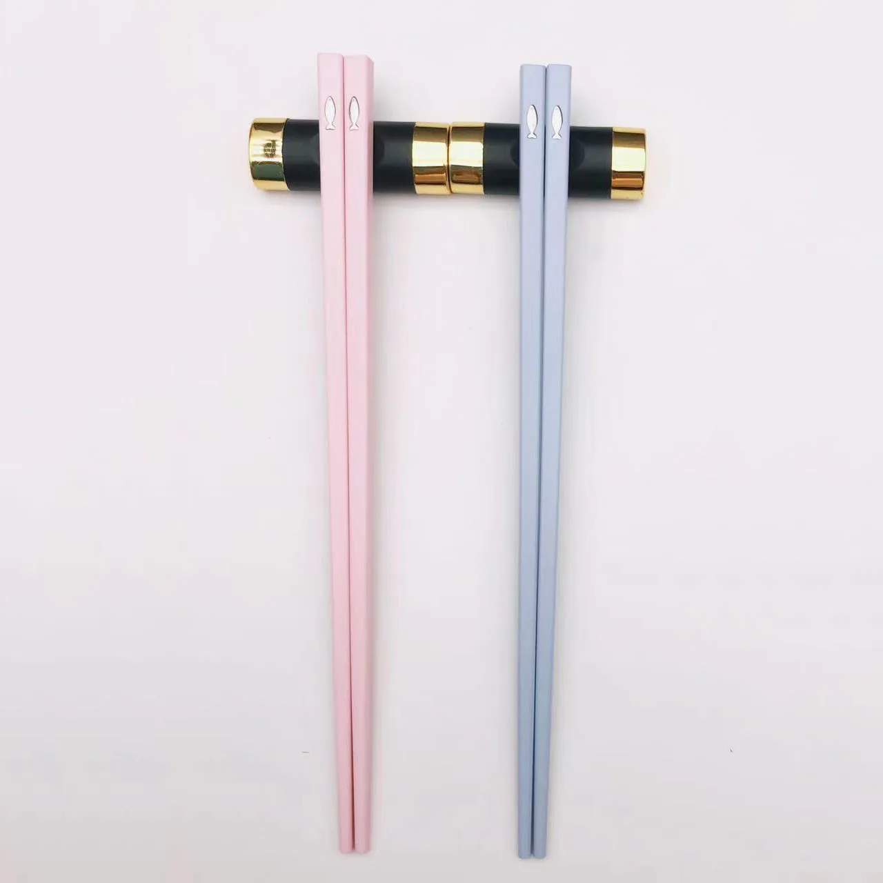 5 Pairs Candy Color Cartoon Chopsticks Household High Temperature Resistance Mildew Proof Anti-slip Chopstick Antibacterial 젓가락