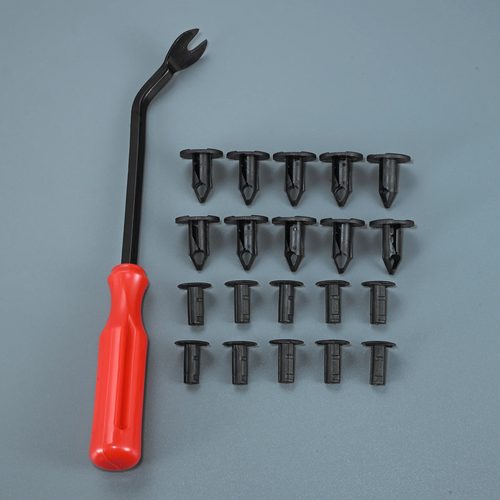 120Pcs Nylon Fastener Rivet Clip OEM-6503598 With Disassembly Tool For 2007-2020 Jeep Wrangler JK JL&Unlimited Front Grill Parts