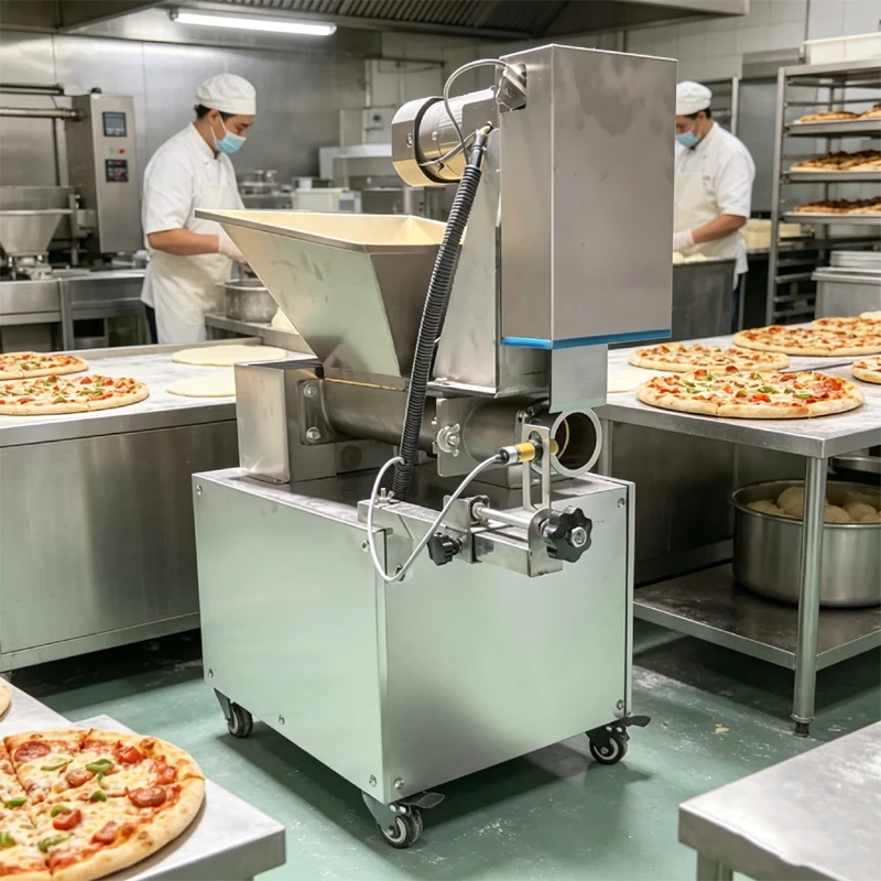 

Commercial Pastry Dough Cutter Stainless Steel Electric Precise Cutting Dough Divider Machine