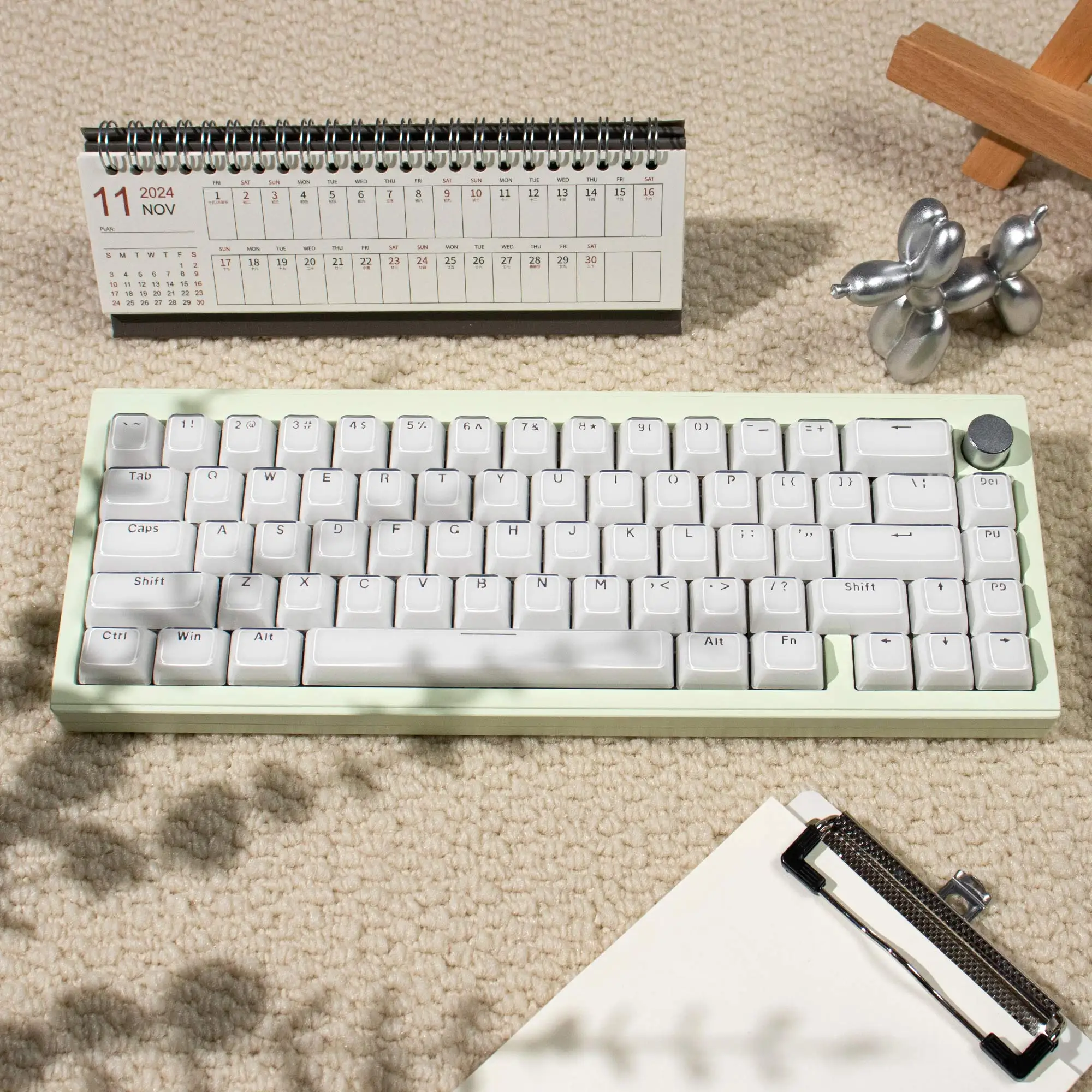 113 مفتاحًا من أغطية مفاتيح كريستالية جيلي بيضاء لقطة مزدوجة أغطية مفاتيح MDA أغطية مفاتيح علوية محفورة تتألق من خلال لوحة المفاتيح الميكانيكية mx