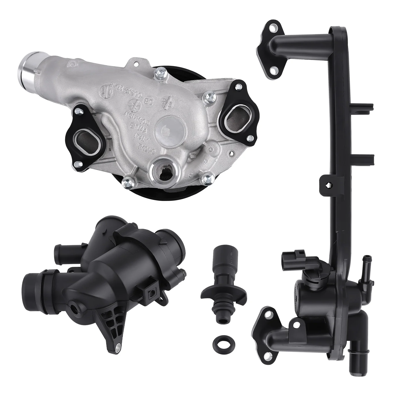 ปั๊มน้ําหล่อเย็นท่อเซนเซอร์เทอร์โมสําหรับ Land Rover LR4 2010-2016 LR 028136