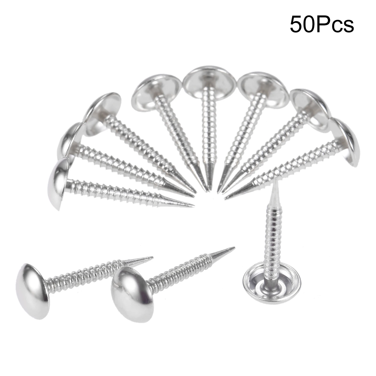 50PCS Vintage Upholstery Nails Perfect For Jewelry Box Wine Case Sofa Crafts Furniture Hardware Fitting Silver/Black 8*20mm