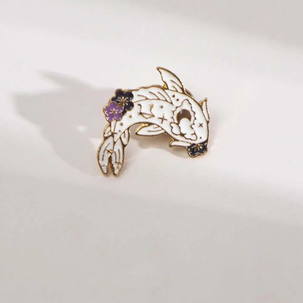 패션 칼라 브로치 쥬얼리 액세서리 여행 기념 라펠 핀 브로치 핀 에나멜 핀 라펠 브로치 잉어 브로치