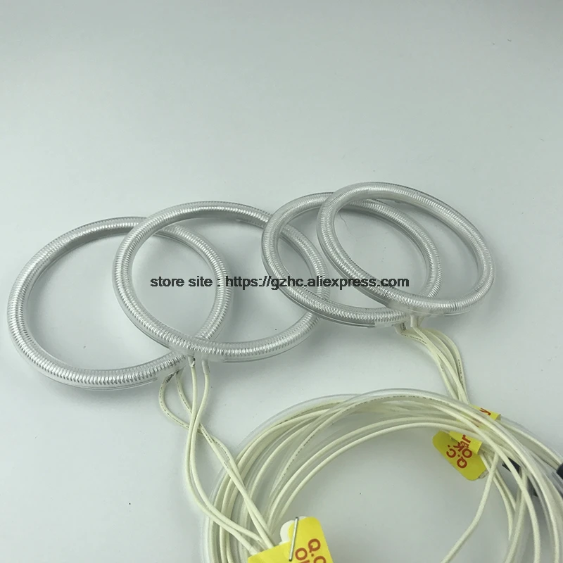 Dla Volkswagen VW Touareg 2007 2008 2009 2010 Ultra Bright Day Light DRL CCFL Angel Eyes Demon Eyes Kit Warm White Ring — zdjęcie 5