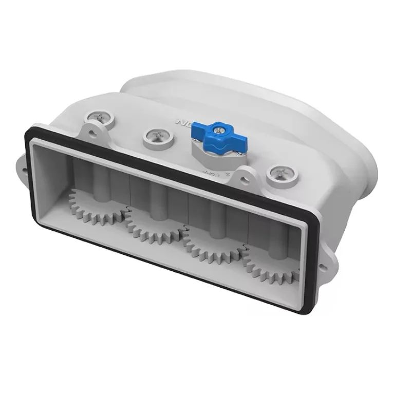 PVC Air Duct Guard Blade Flat Tube Air Damping Valve