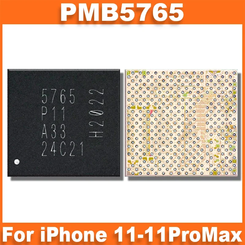 5Pcs PMB5765 5765 IF IC XCVR_K BBPMU_RF For iPhone 11 11Pro 11ProMax SE2 Baseband Power Management IC Chip BGA Replacement Parts