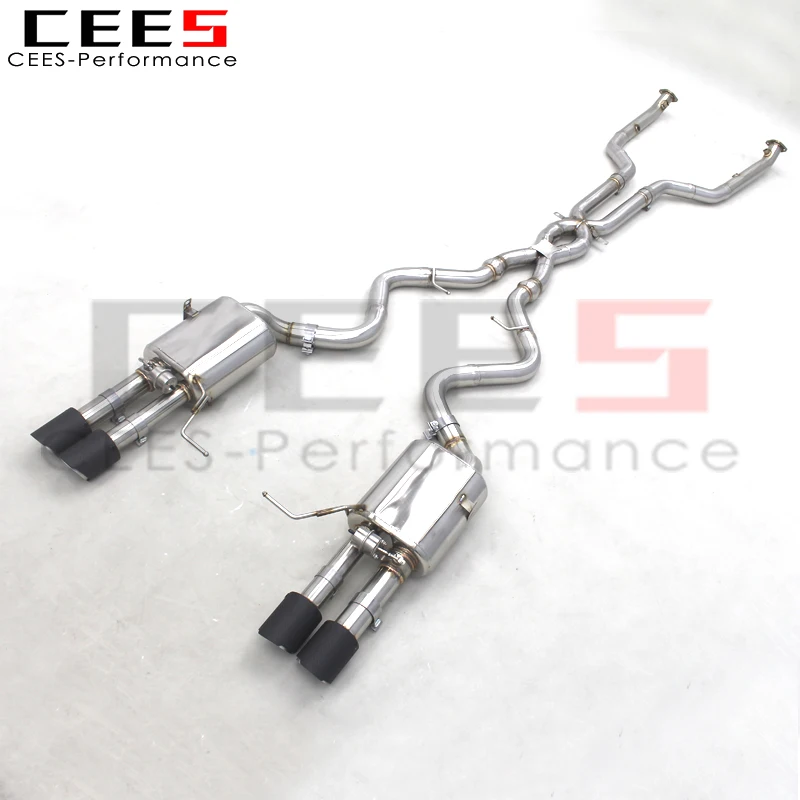 CEES Catback Exhaust for BMW M3 E92/E90/E93 4.0L 2008-2013 Downpipe with Catalyst 304 Stainless Steel Exhaust Pipe Muffler