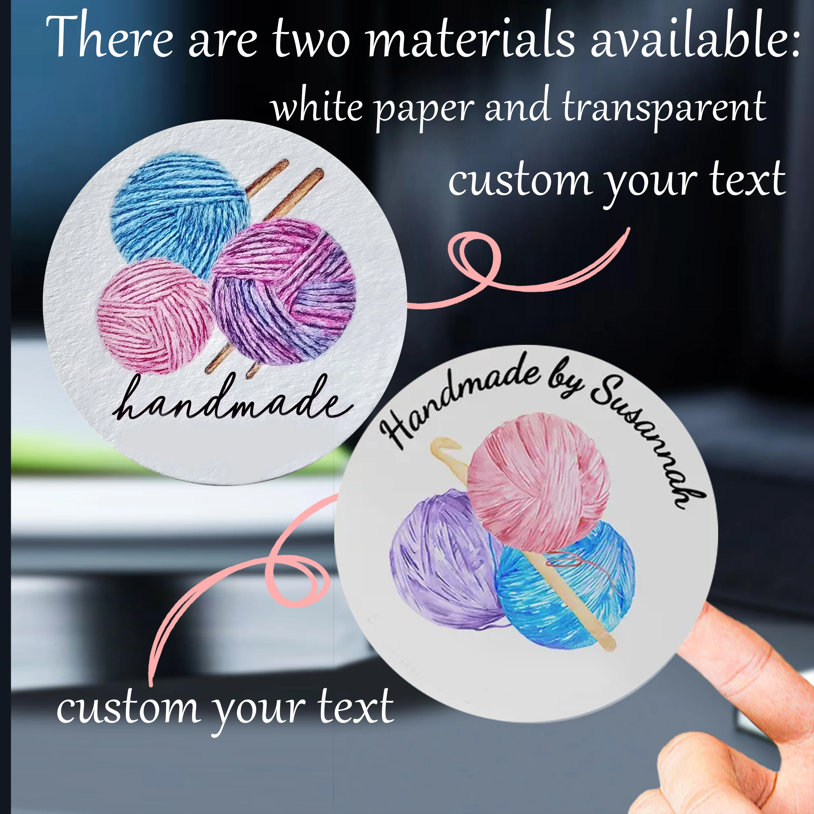 

90pcs customized personalized stickers, suitable for crafts, DIY project labels, and artisan brand gift packaging.