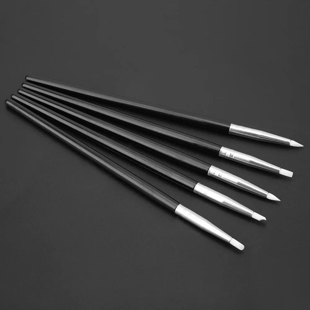 

5Pcs Silicone Pottery Clay Shaper Sculpture Carving Tools DIY Art Craft Supplies Sculpting Tool