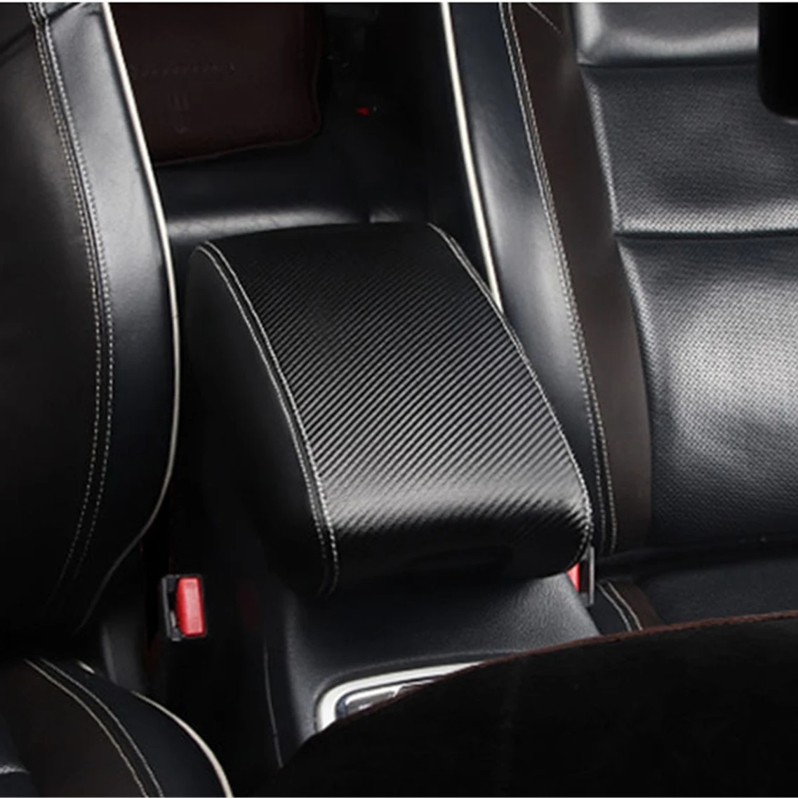 ل جيب جراند شيروكي 2011-2019 2020 مسند الذراع صندوق غطاء لوحة حامي الكسوة القوالب الداخلية اكسسوارات الجلود غمد