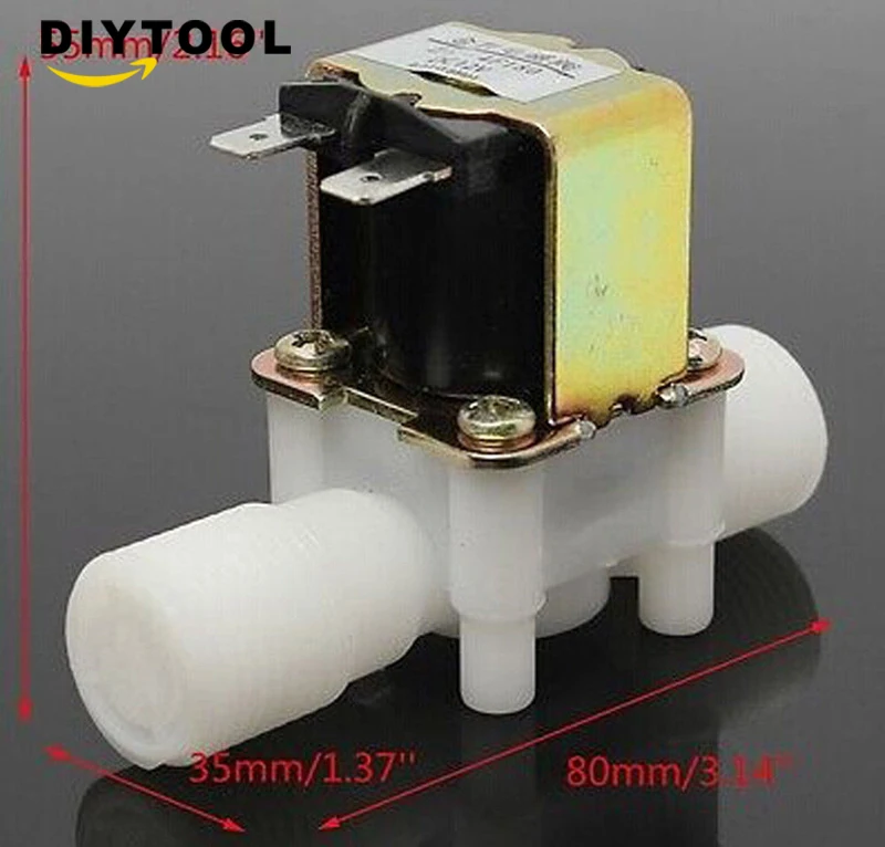 1/2" Plastic solenoid valve 12V 24V 220V,water valve wholesale is morn cheap
