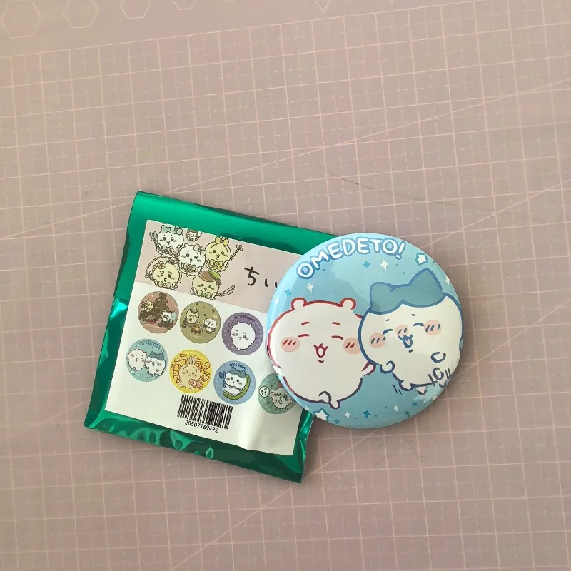 Anime Chiikawa Baji boîte aveugle broche Badge Millet cadeau de noël Hachiware Kawaii belle envoyer aux amis Usagi 2026 nouveau cadeau