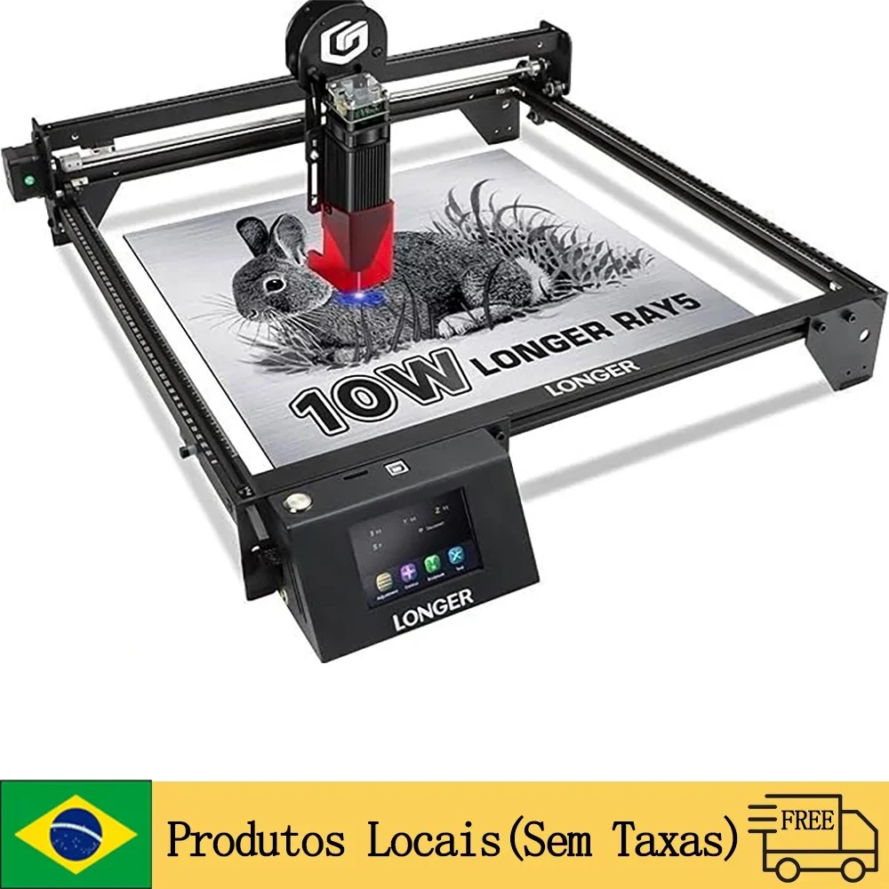 RAY5 Incisore Laser Taglierina Macchina Per Incidere Da Taglio 10W Aree di Lavoro 400x400mm Wifi FAI DA TE Halloween e Regali Di Natale Strumenti CNC