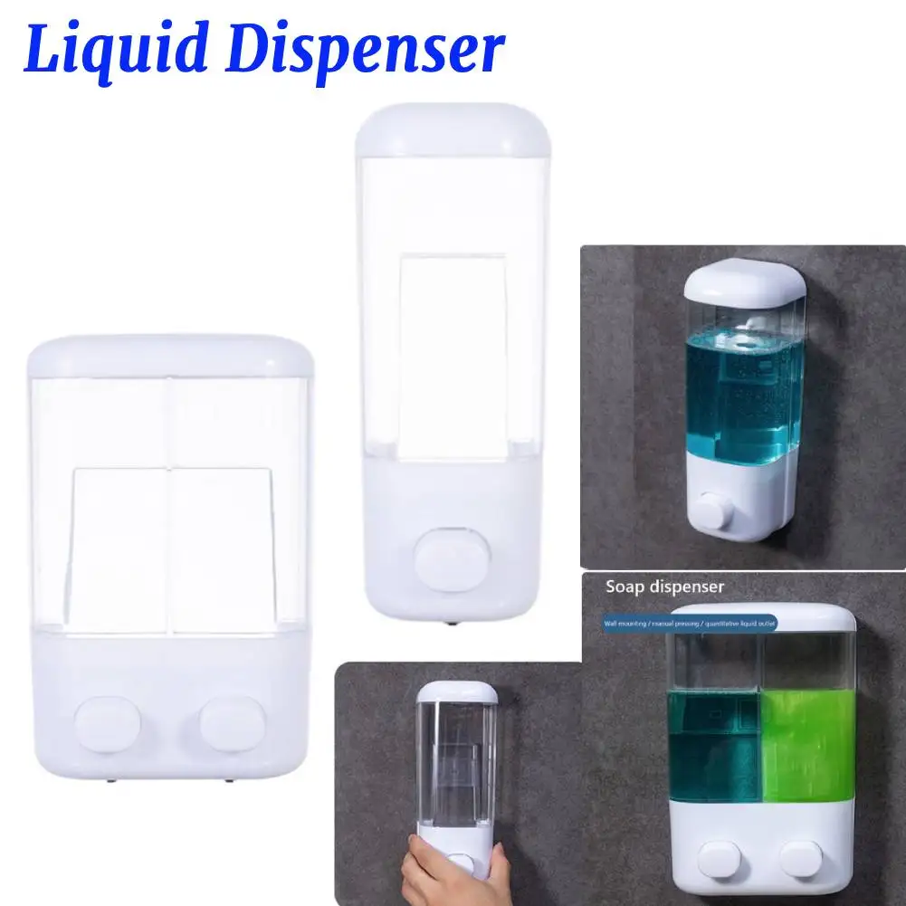 

Настенный дозатор жидкого мыла из АБС-пластика, пена с одной или двойной головкой, устройство для мытья рук, гель для душа, моющее средство, бутылка шампуня