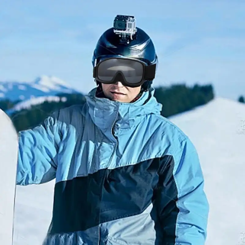 Gafas de esquí antiniebla, gafas de esquí antiniebla, gafas de nieve de doble capa, accesorios de esquí esféricos, gafas de Snowboard ajustables para