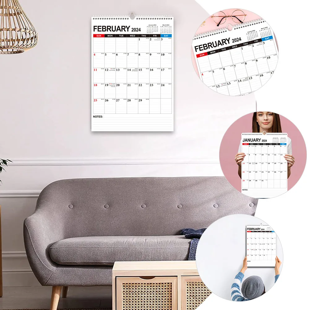 

2024-2025 Wall For Home Office Appointment Sturdy Monthly Hanging Room Daily Use Countdown Decorative Household Family Wall