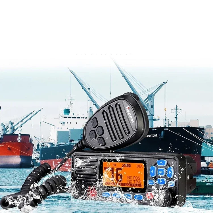 High-quality RECENT RS-509M 25w Mobile Walkie Talkie 40-50km 156-163MHz With DSC Function Vhf Marine Radio