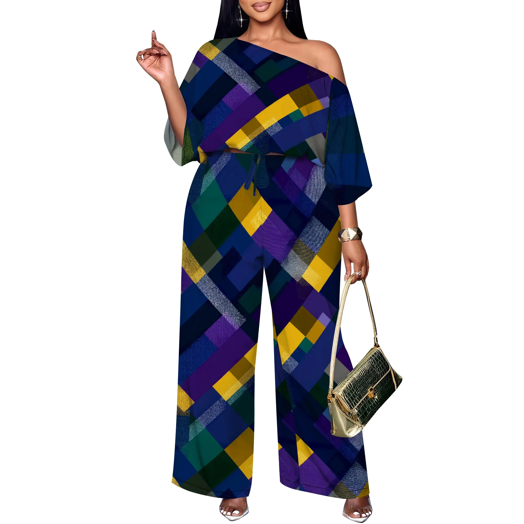 

Casual 2 Piece Outfits for Women Sexy Long Sleeve Sweatsuit Jogging Long Pants Sets Tracksuit with Pockets