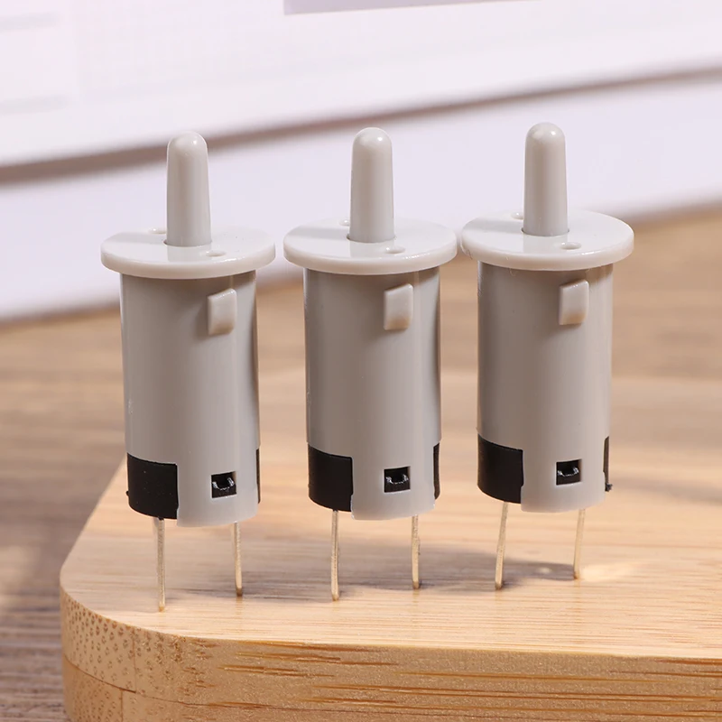 3 Pcs 5/10/15MM Button Refrigerator Wardrobe Kitchen Cabinet Decor Control Door Pressure Touch Switch Diagonal Foot For PS-KA5