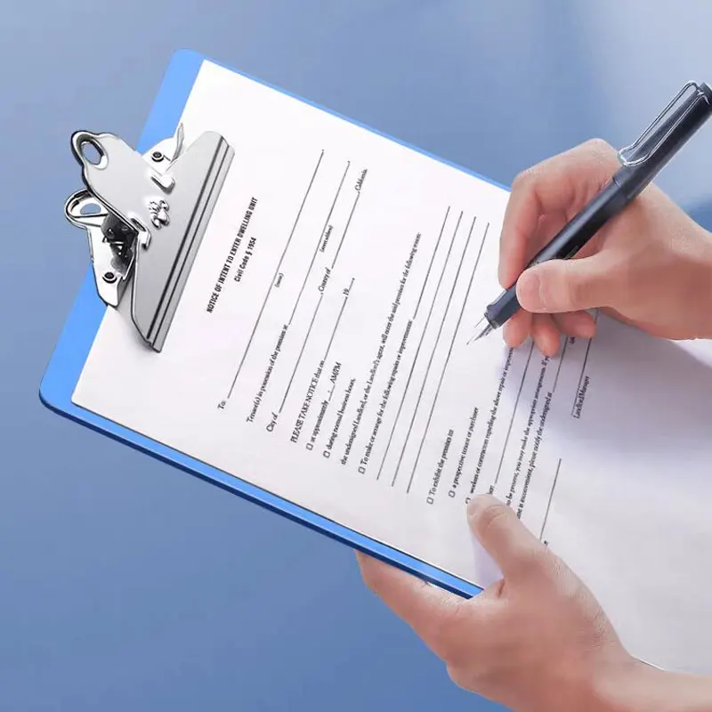 Clip de menú con férula de mariposa, carpeta A5, Clip para bloc de escritura, tablero de dibujo para estudiantes, Clip para documentos, 1 Uds.