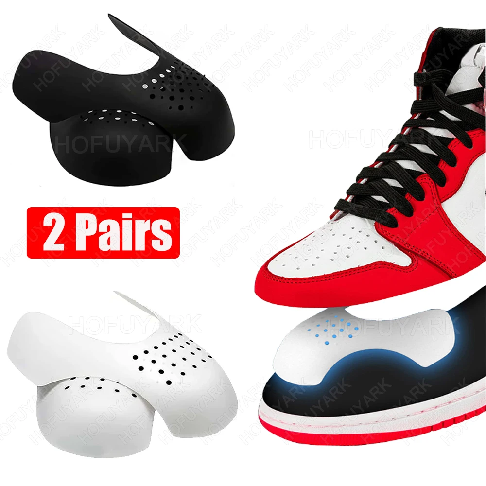 

4Pcs Crease Protector Sneaker Anti Wrinkle Crease Guards for Shoes Head Toe Caps Support Ball Shoe Stretcher Shaper Dropshipping