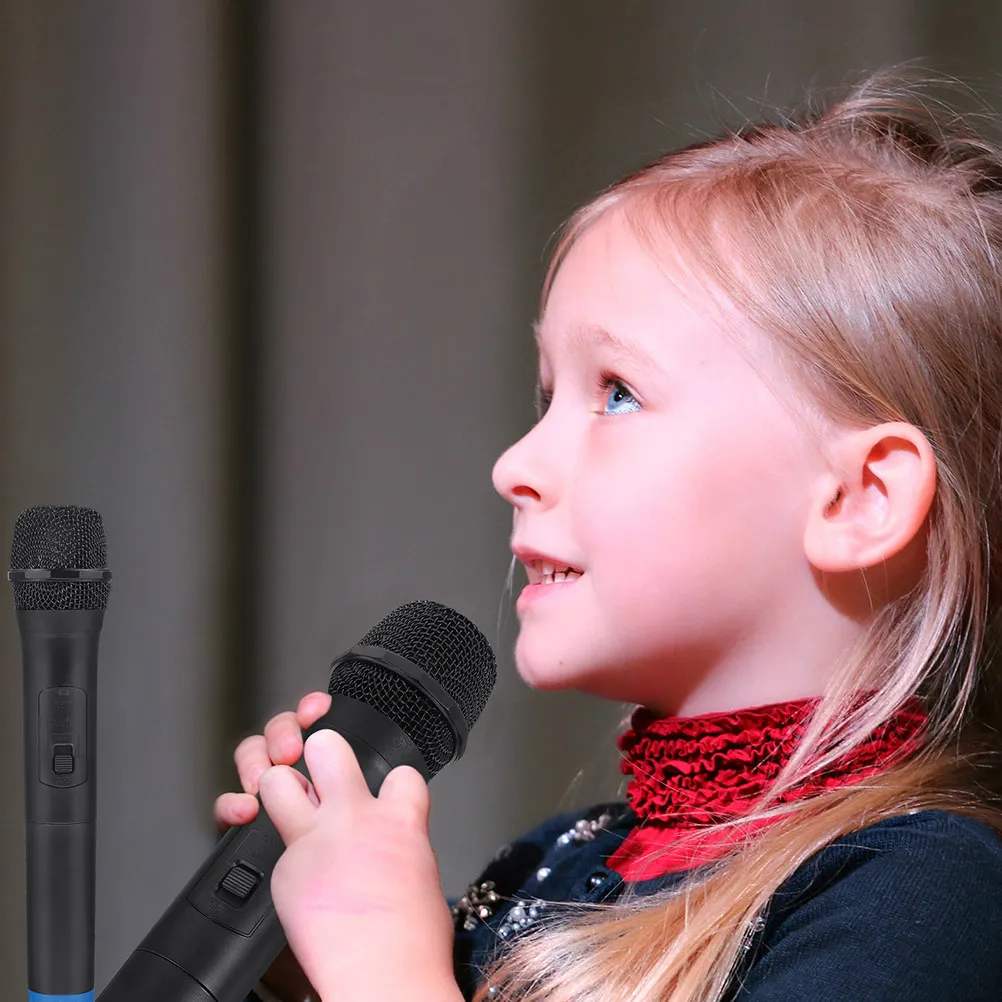 3Pcs Fake Microphone Simulation Prop for Party Performance Singing Practice Stage Use Microphone Fake Microphones