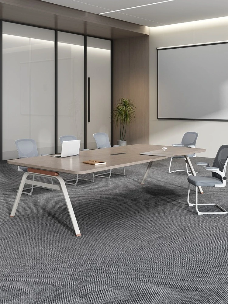 会議テーブル 長テーブル シンプル モダン 小さな受付 オフィス 商談 研修 大会議室