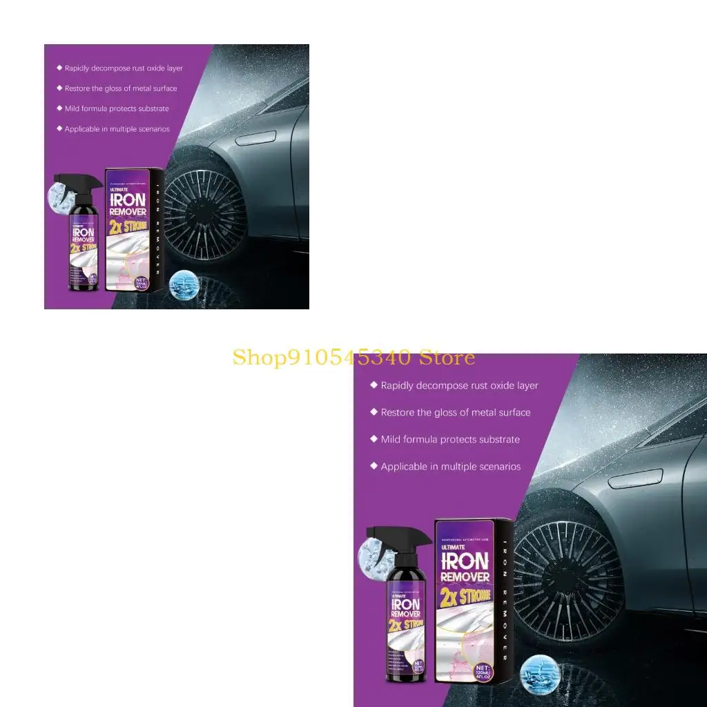 

U2JA 120ml Capacity Fast Acting Rust Removal Solution Suitable for Vehicles Machinery
