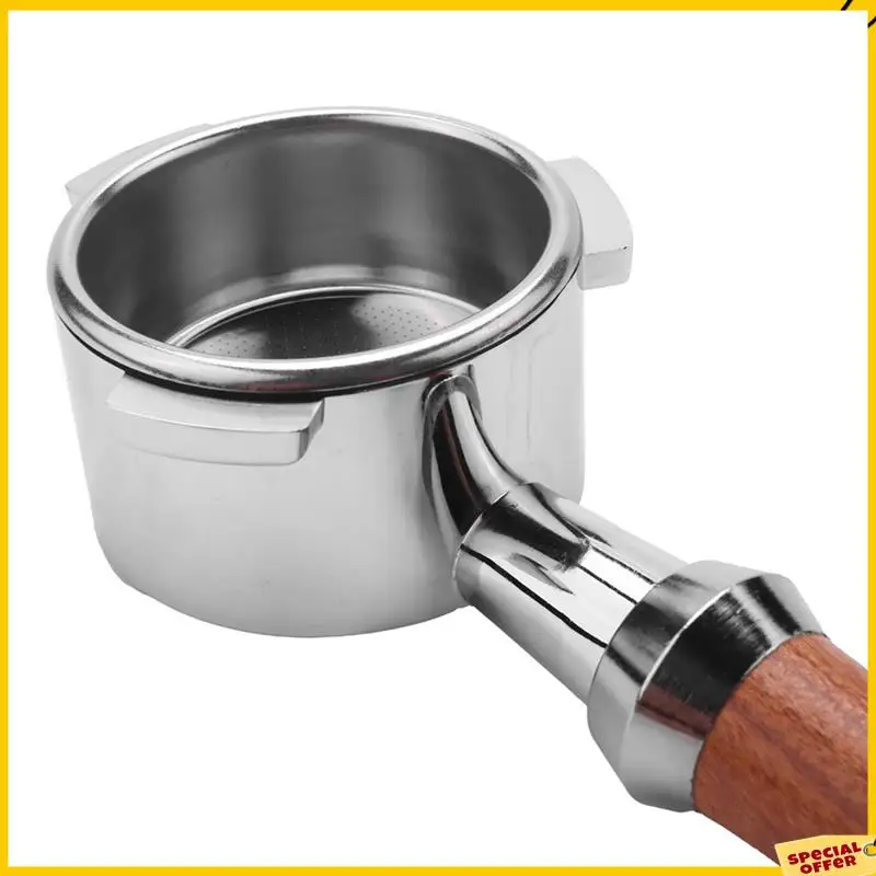 A24P 3X 54Mm Koffie Bodemloze Filterhouder Voor Breville Barista Serie Met 1 Kopje Filter Mand Vervanging Espressomachine