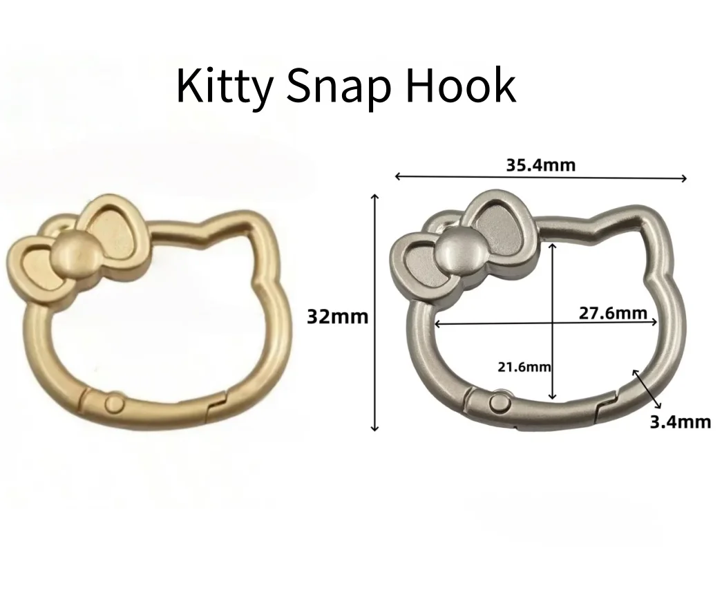 

Модный металлический брелок «Hello Kitty», пружинная застежка, открывающийся карабин, брелок, зажимы, крючок, подвеска, цепочка, аксессуары «сделай сам», подарок