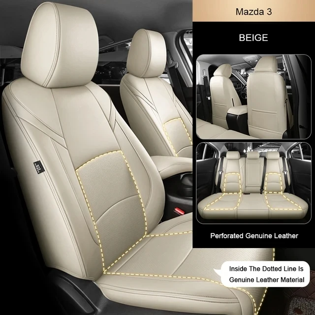 Custom Made for Mazda 3 CX5 Car Seat Cover Accessories 360 Degree For Mazda 6 CX4 Full Covered Quality Material 5 Seats Full Set