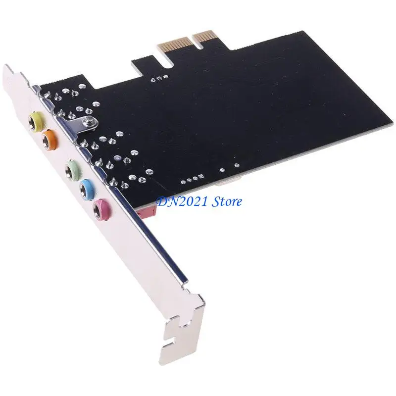 F3KE PCI-E Digital Sound Card 5.1 Capacitors CMI8738 Chipset + Barrier