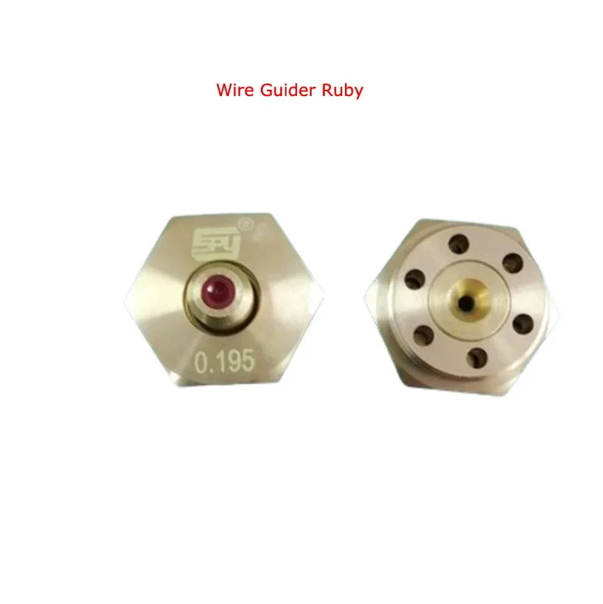 Imagem -03 - Edm Peças 0.192 mm Molibdênio Wire Guider Ruby Diamond 0.195 mm Guia para Medium Velocidade Wire Cut Machine Acessórios