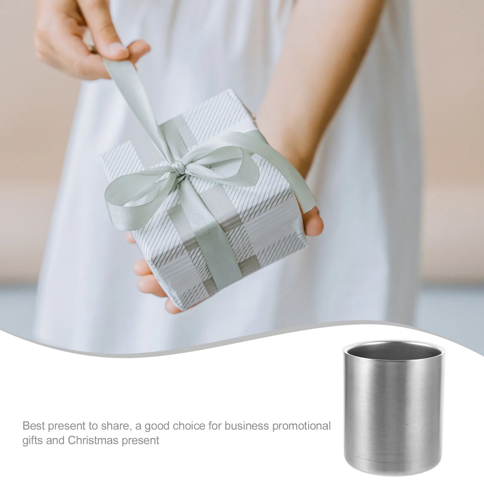 304 Stainless Steel Toothbrush Cup Beverage Tumbler Water Beer Cup for Home Office Travel Party Motorhome Breakfast Washroom