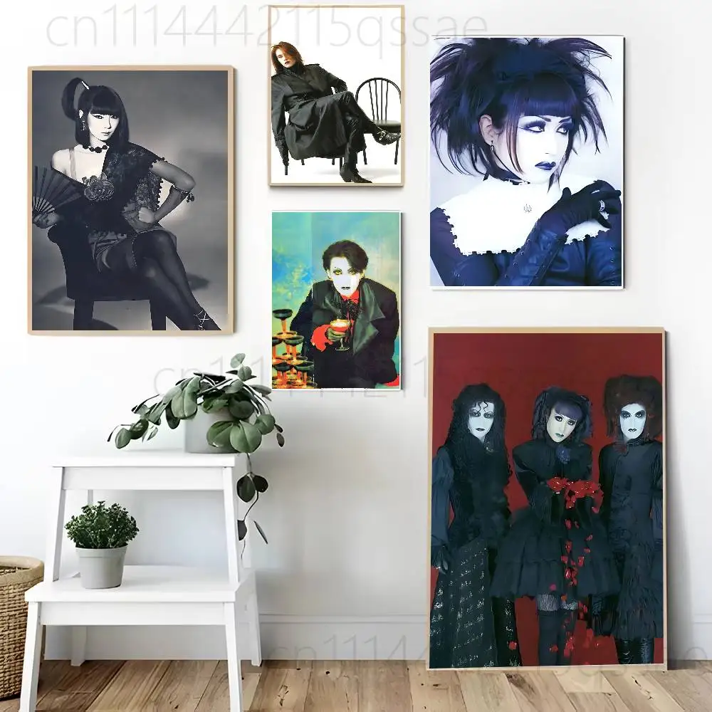 Malice Mizer Visual Kei Rock Poster Prints For Bedroom Living Room Canvas Painting Wall Art Home Decor