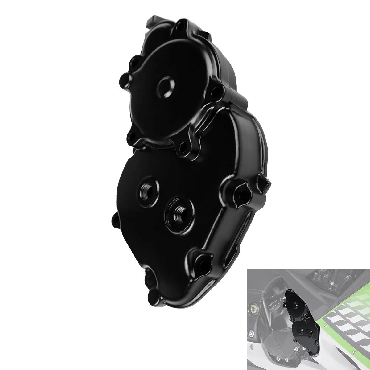 

Engine Starter Case & Starter Cover Crankcase Fit For Kawasaki ZX10R 2006-2010