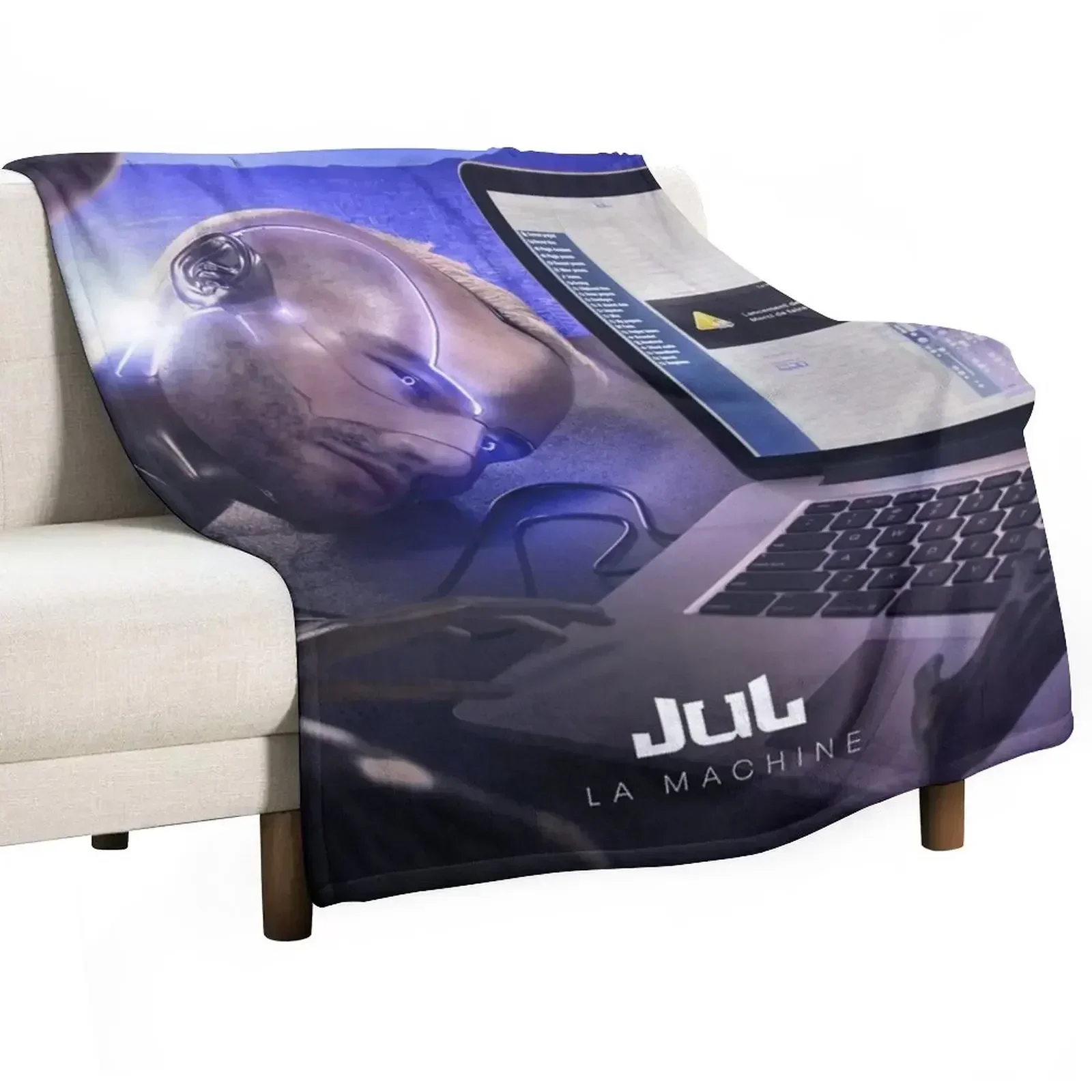 JUL The Machine Throw Blanket Long Lasting Soft Plush Blanket for Daily Use