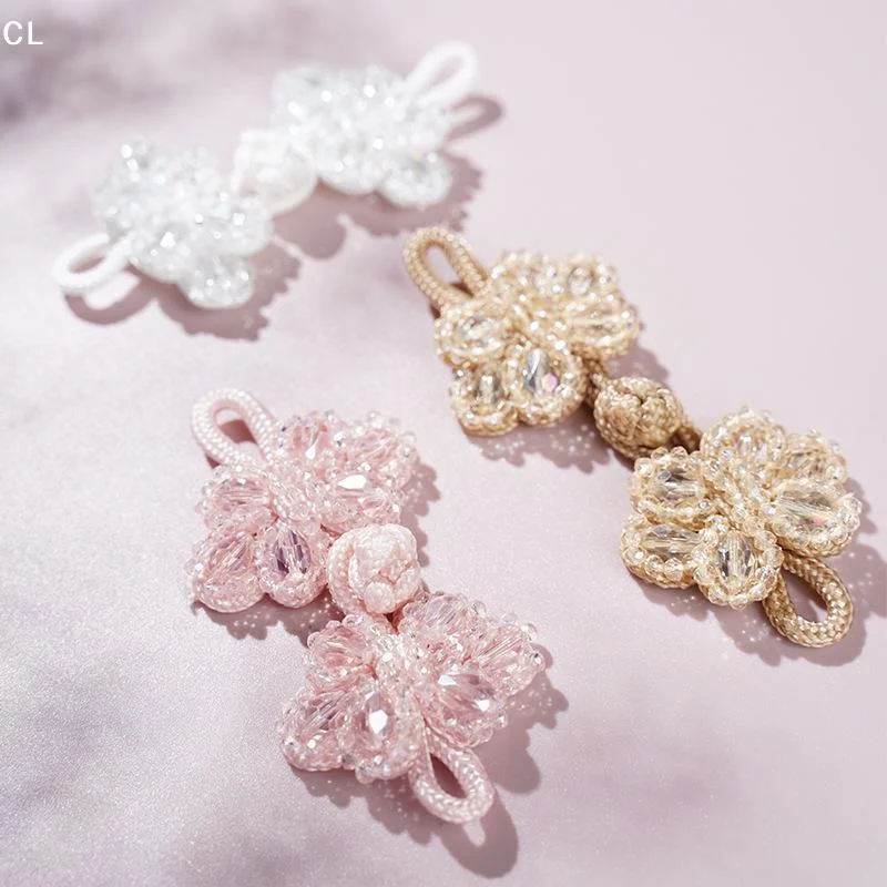 

AttireTroveChinese Style Clothing Button Sewing Button DIY Handmade Beaded Buttons Needlework Plate Buckle Clothing Accessories