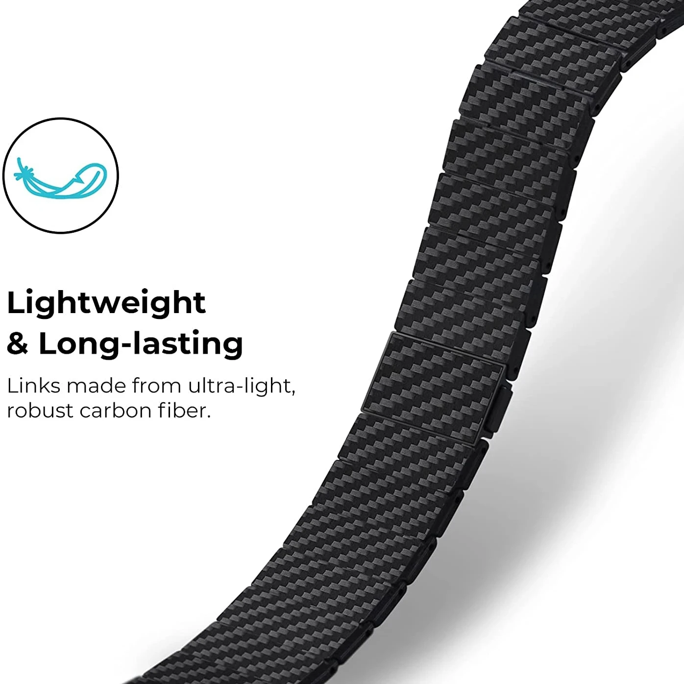 Carbon Fiber Strap For Apple Watch Band 49mm 40mm 45mm 41mm 44mm 42mm Lightweight Link Bracelet iWatch Series 3 5 6 SE 7 8 ultra