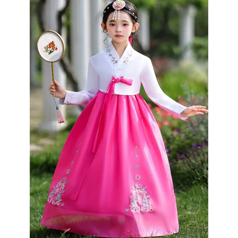 

New Hanbok Korean girl's princess dress ethnic style Yanbian and Yanji photo travel shoot court dance performance costume