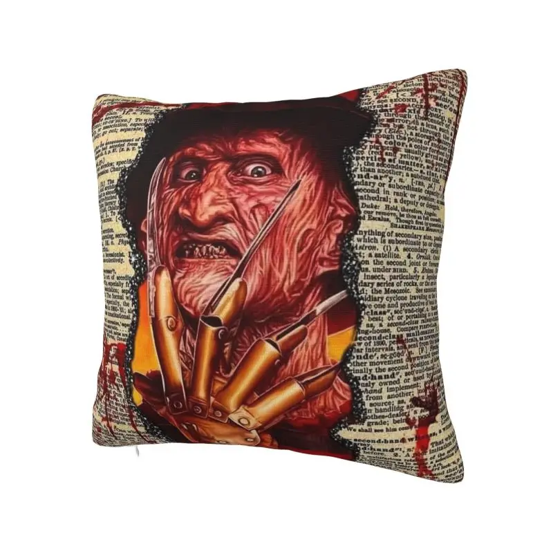 Horror Movie Character Luxury Pillow Cover Bedroom Decoration Halloween Film Chair Cushion